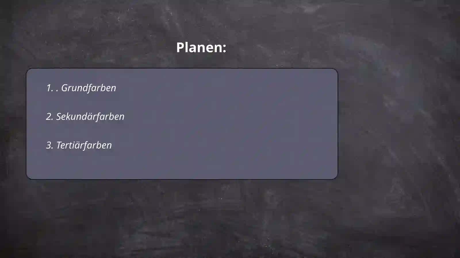 Grundfarben in der Kunst und Farbtheorie 2