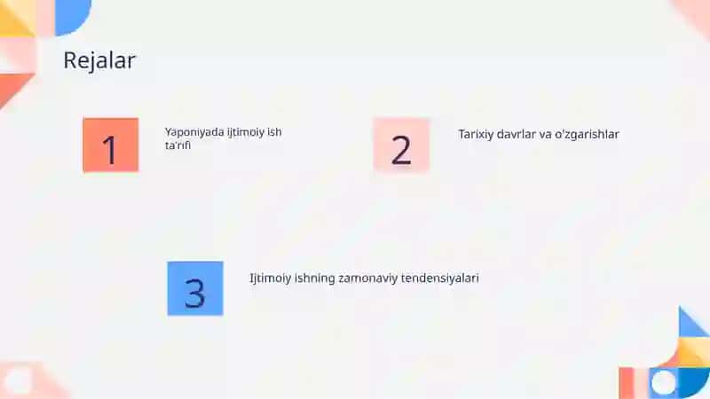 Yaponiyada ijtimoiy ishning tarixiy rivojlanish bosqichlari 2