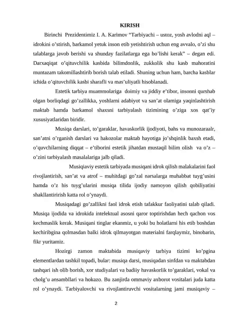 Sinfdan tashqari musiqa tadbirlari 2