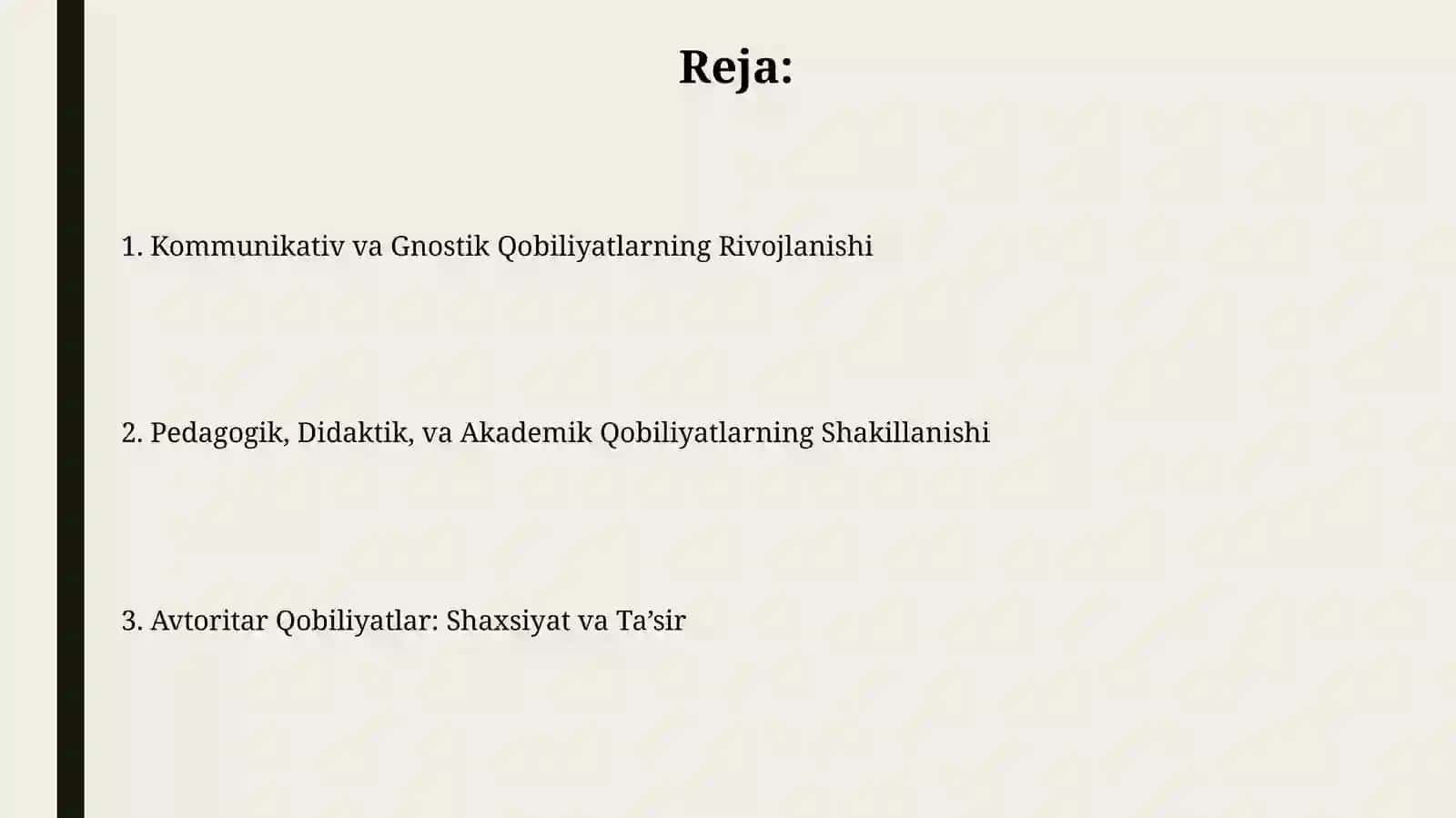 Pedagogik Qobiliyatlarning Shakillanishi 2