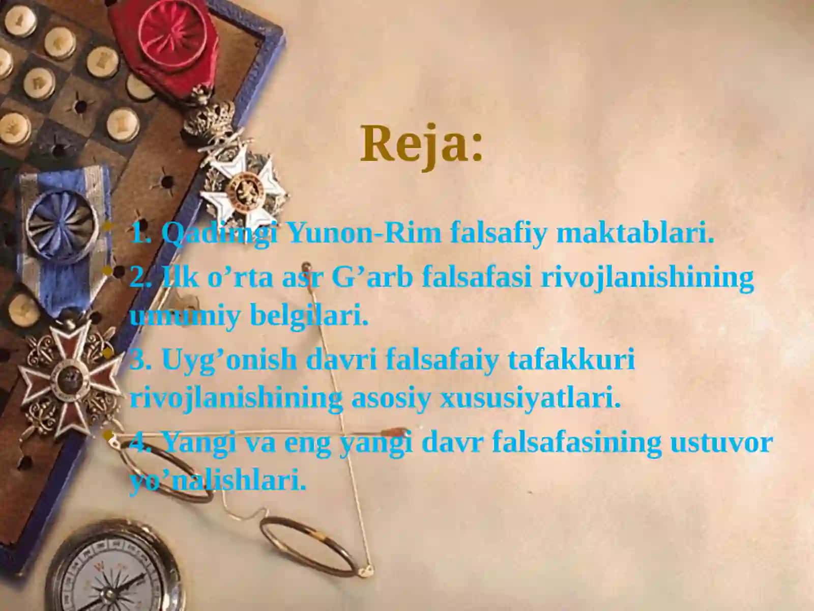 Falsafiy tafakkur taraqqiyoti bosqichlari: G’arb falsafasi 2