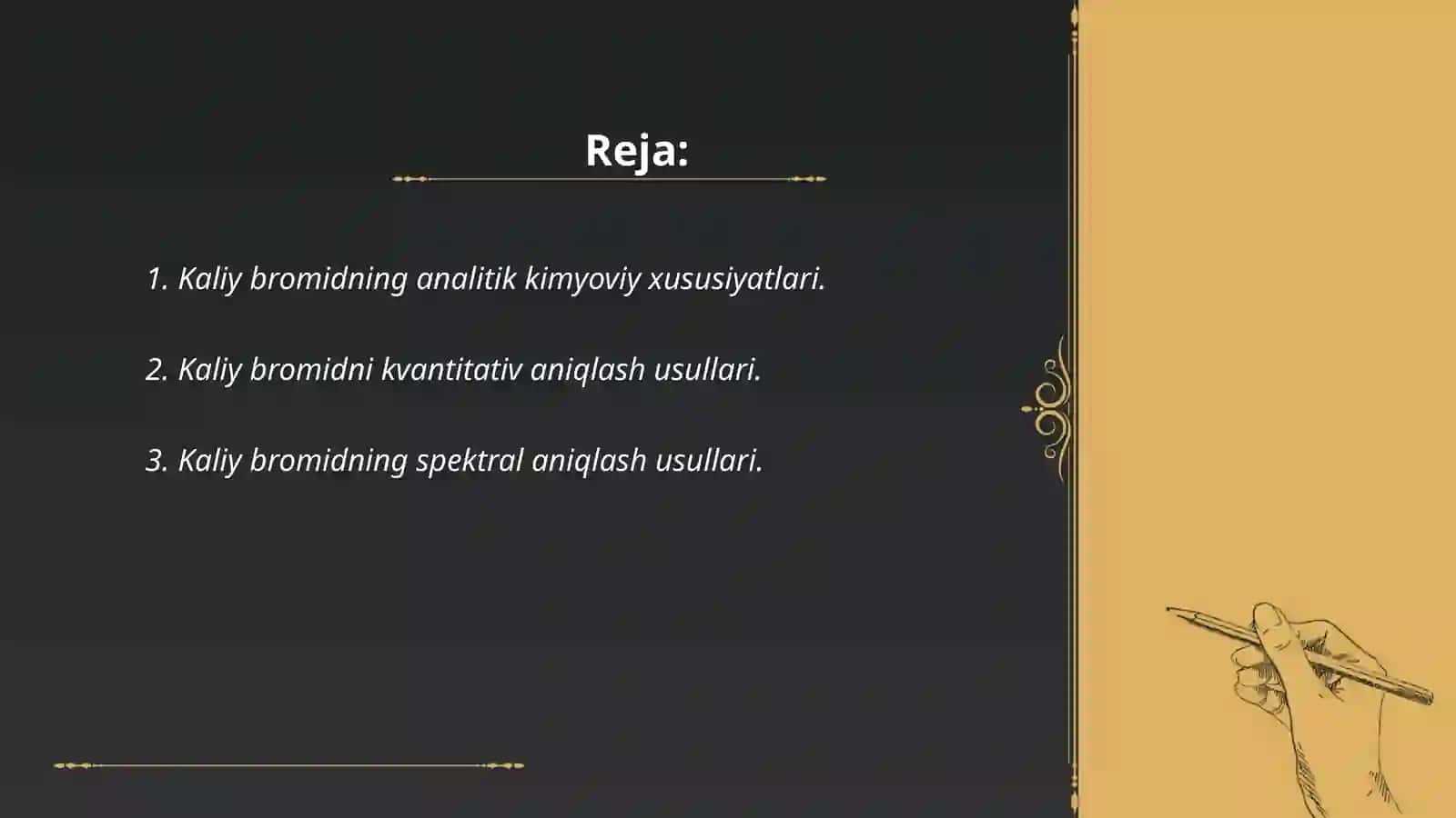 Uchuvchan moddalar va suvni aniqlash usullari 2