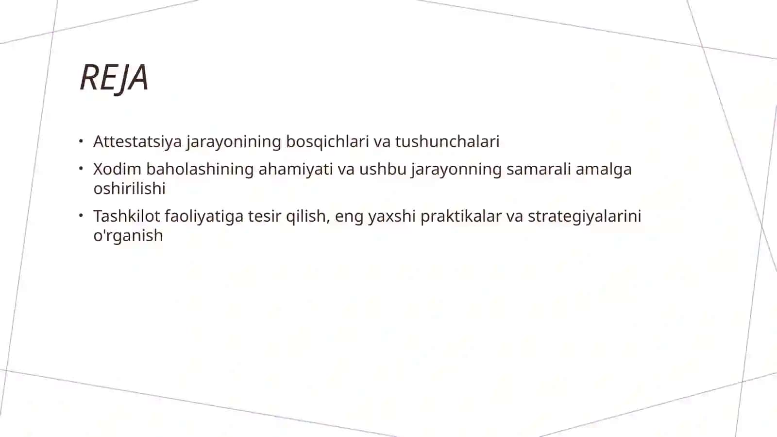 Korxona tashkilotlarida samarali attestation oʻtkazish usullari 2