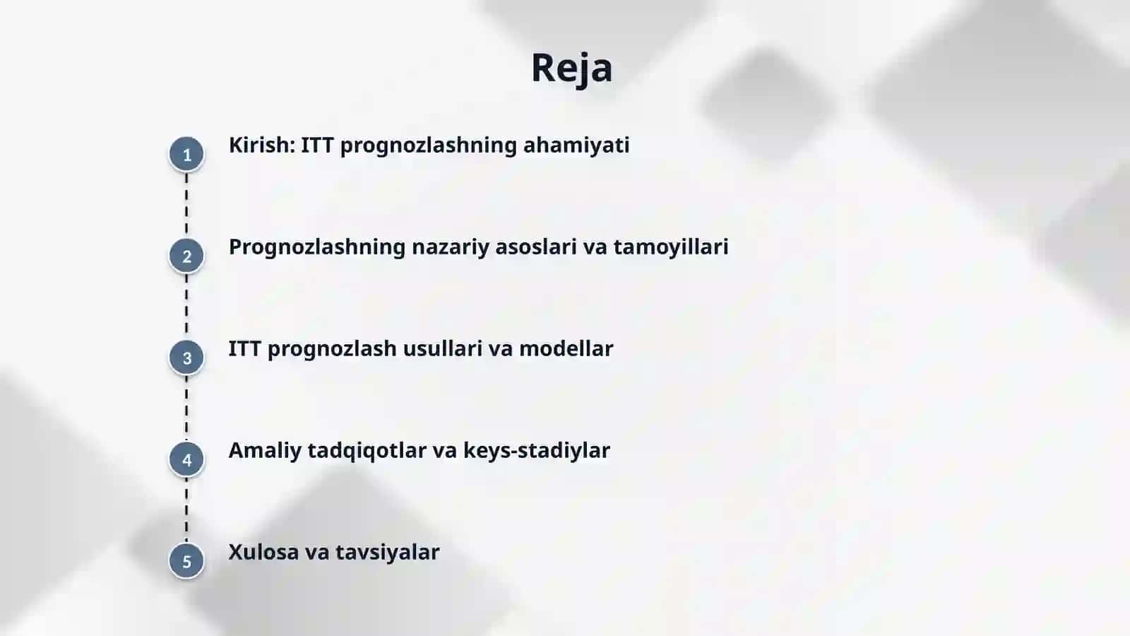 Ilmiy-texnik taraqqiyotni (ITT) prognozlash 2