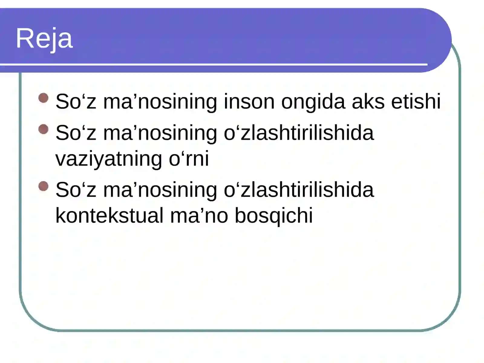 Ona tilida so‘z ma’nosining o‘zlashtirilishi 2