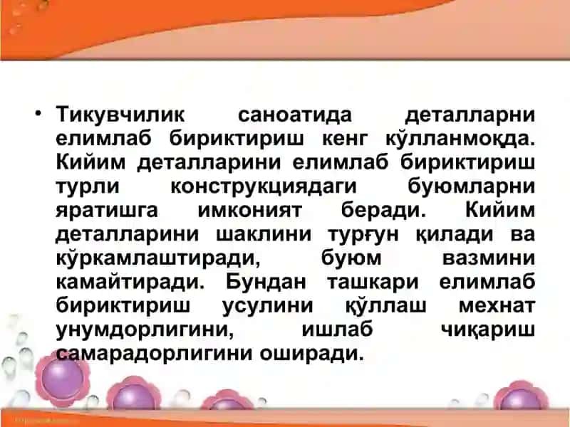 Kiyma detallarini biriktirish uchun islatiladigan maqhsulotlar 2
