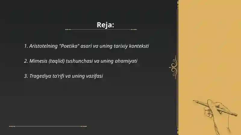 Aristotel "Poetika" 2