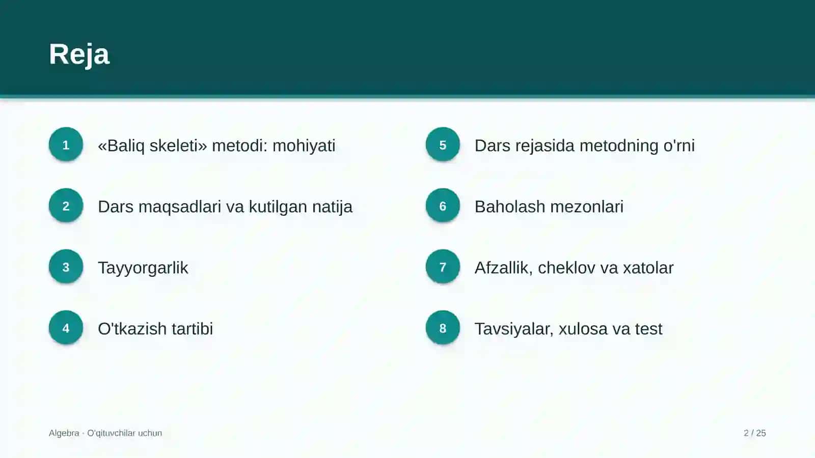 algebra darslarida baliq skeleti metodidan foydalanish 6505 2