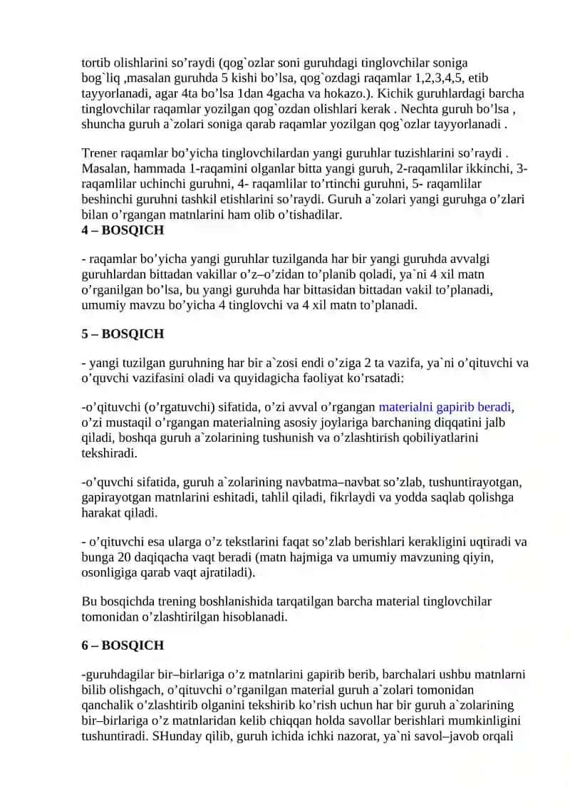 BUMERANG TEXNOLOGIYASI 2