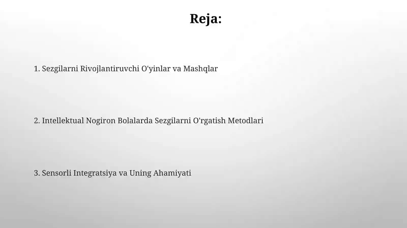 Sensor Idrokning O'ziga Xos Xususiyatlari 2