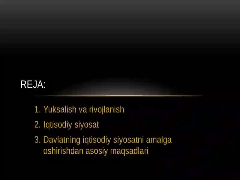Iqtisodiysiyosat 2