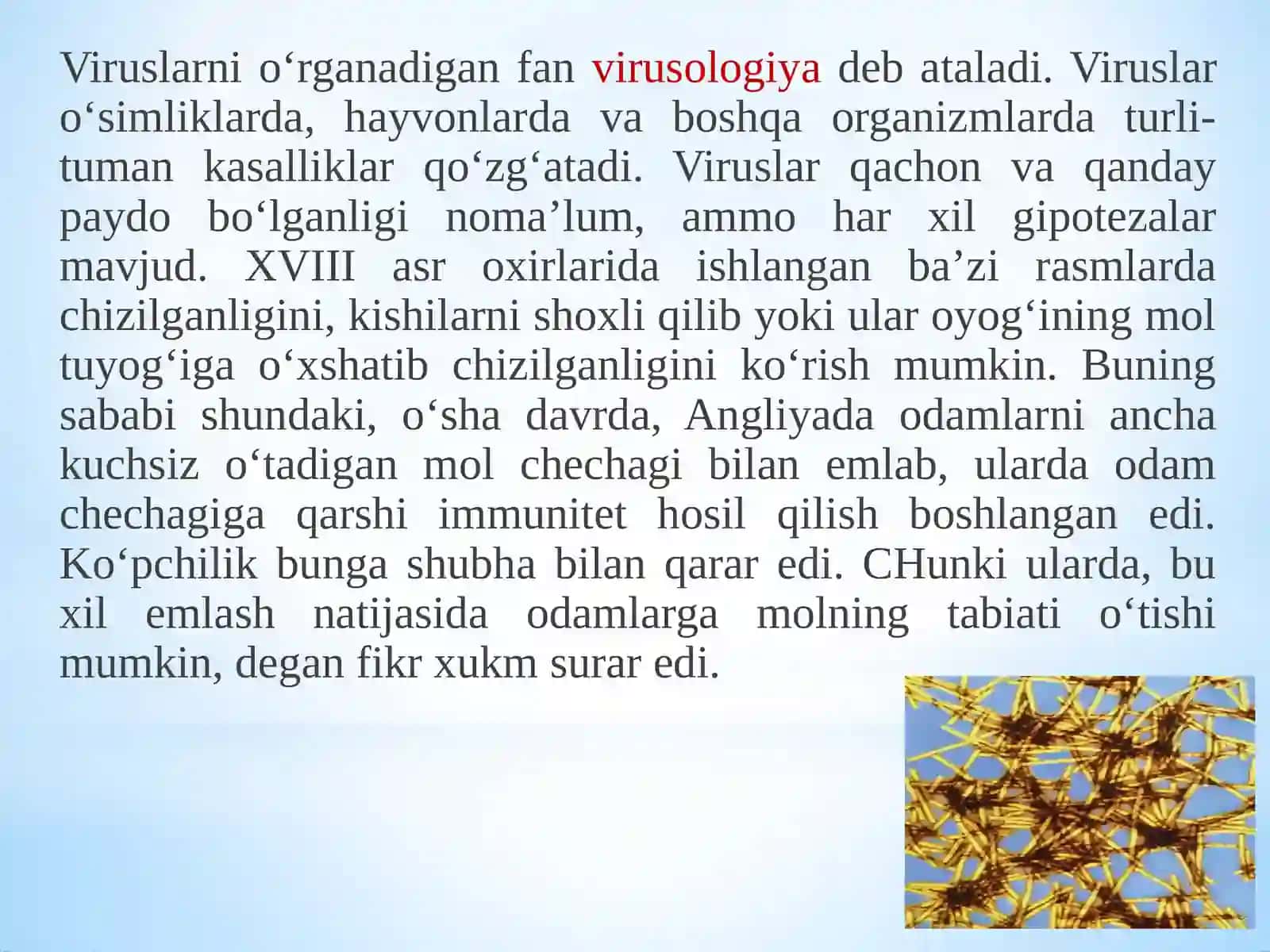 VIRUSOLOGIYA FANIGA KIRISH 2