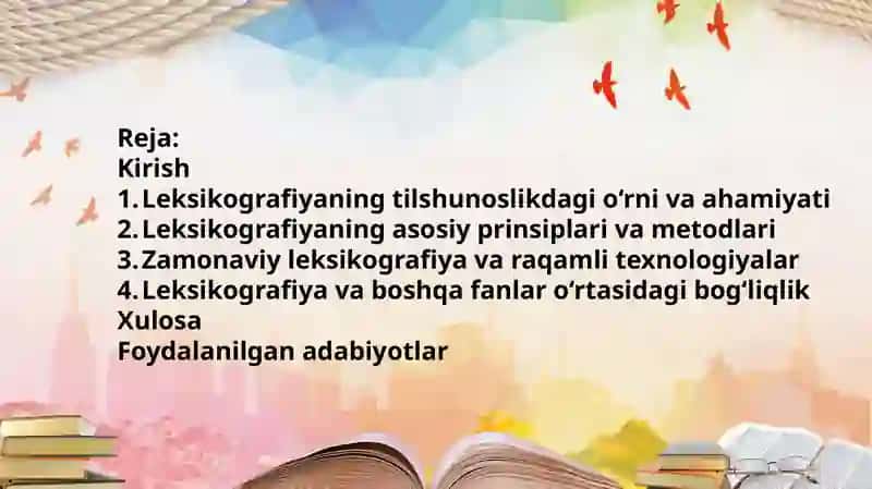 Tilshunoslik: leksikografiya masalasi 2
