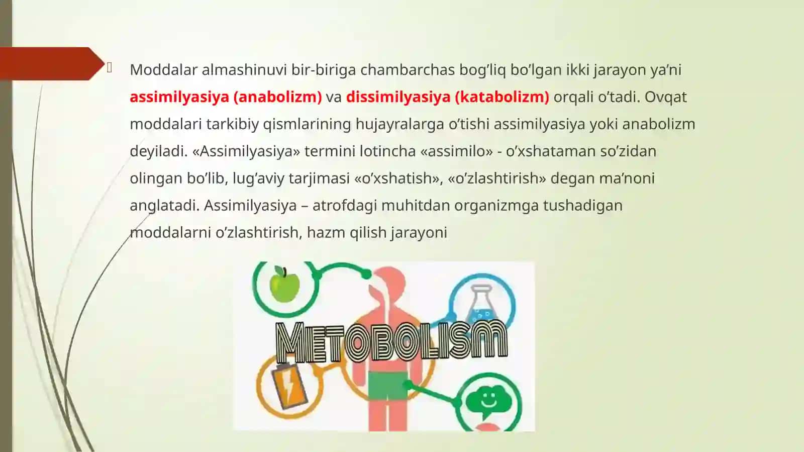 Energiya almashinuvinibg boshqarilishi 2