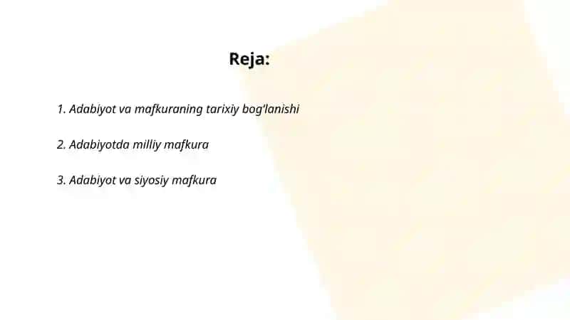 Adabiyot va mafkura 2