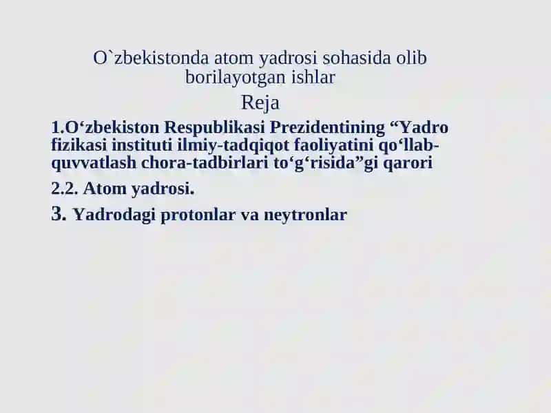 Atom yadrosi 2