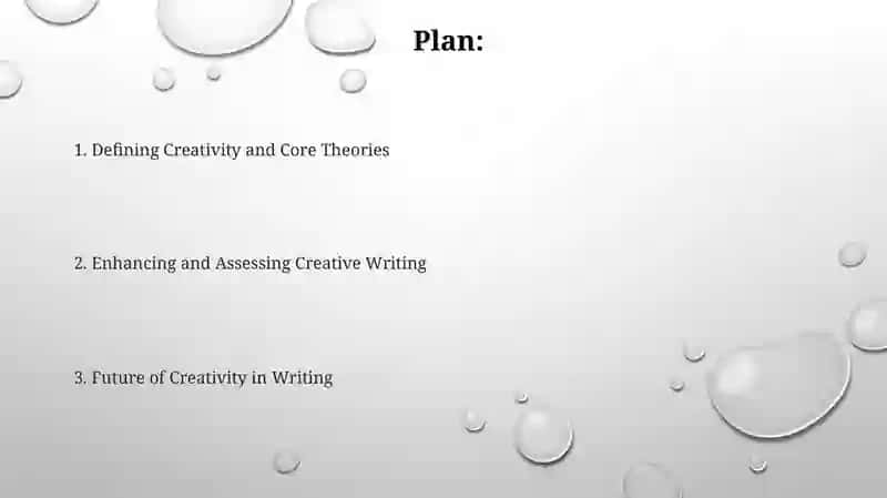 Theories of creativity in writing 2
