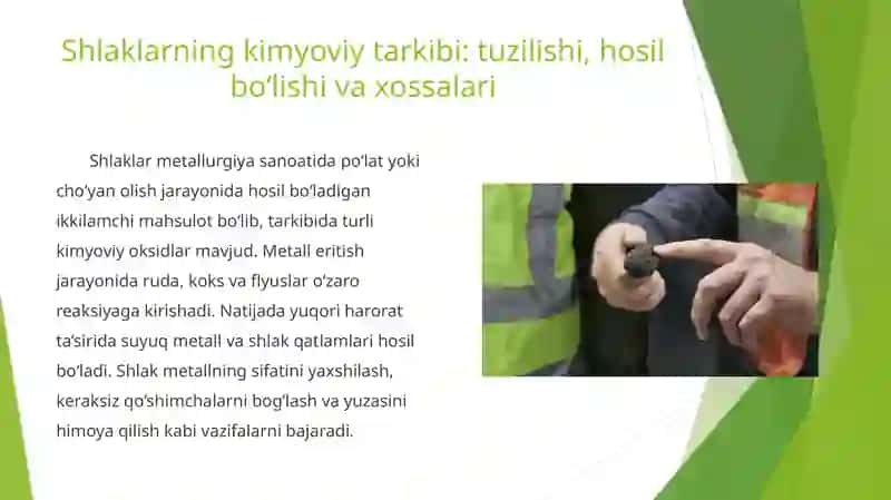 Shlaklar kimoviy tarkibi, Shlakli sementlar 2