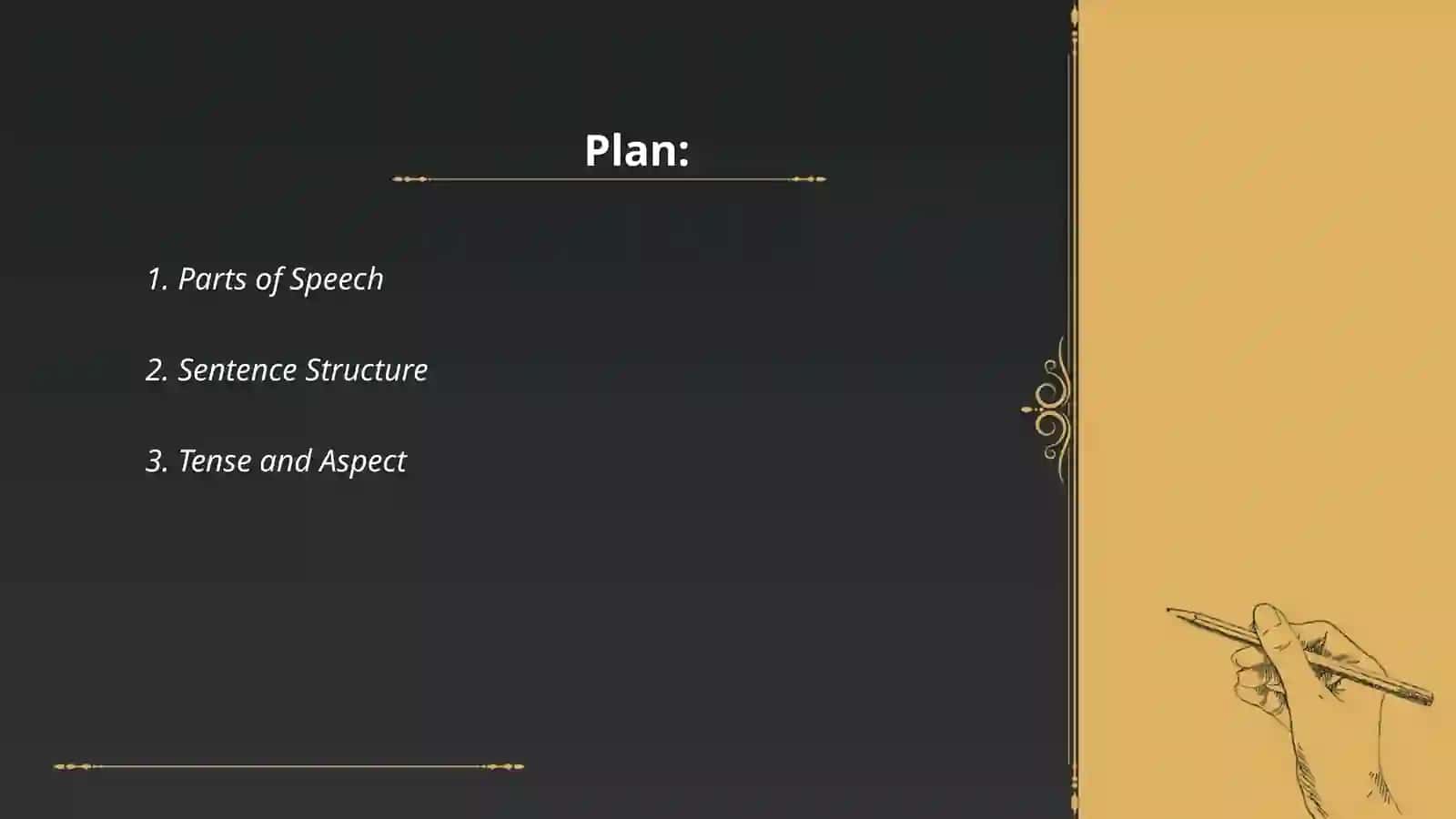 Parts of Speech in English 2