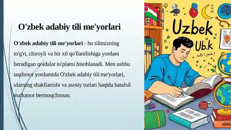 O’zbek adabiy tili me’yorlari 2
