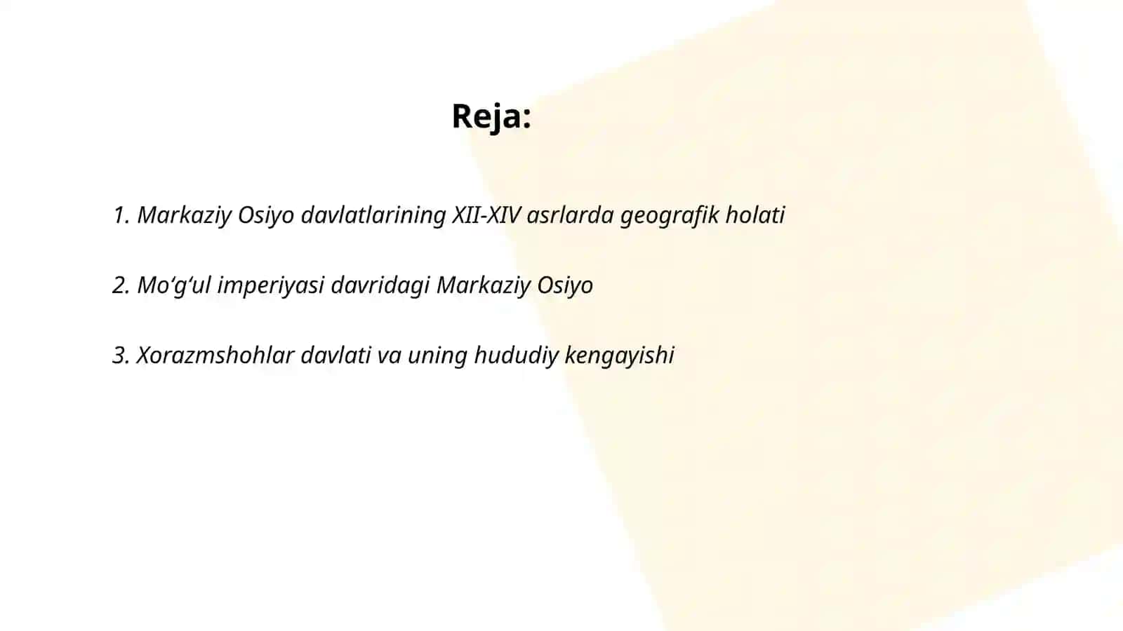 Markaziy Osiyoning XII-XIV asrlardagi tarixiy geografiyasi 2