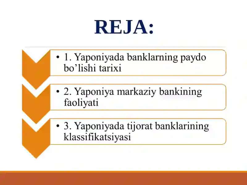 YAPONIYA BANK TIZIMI 2