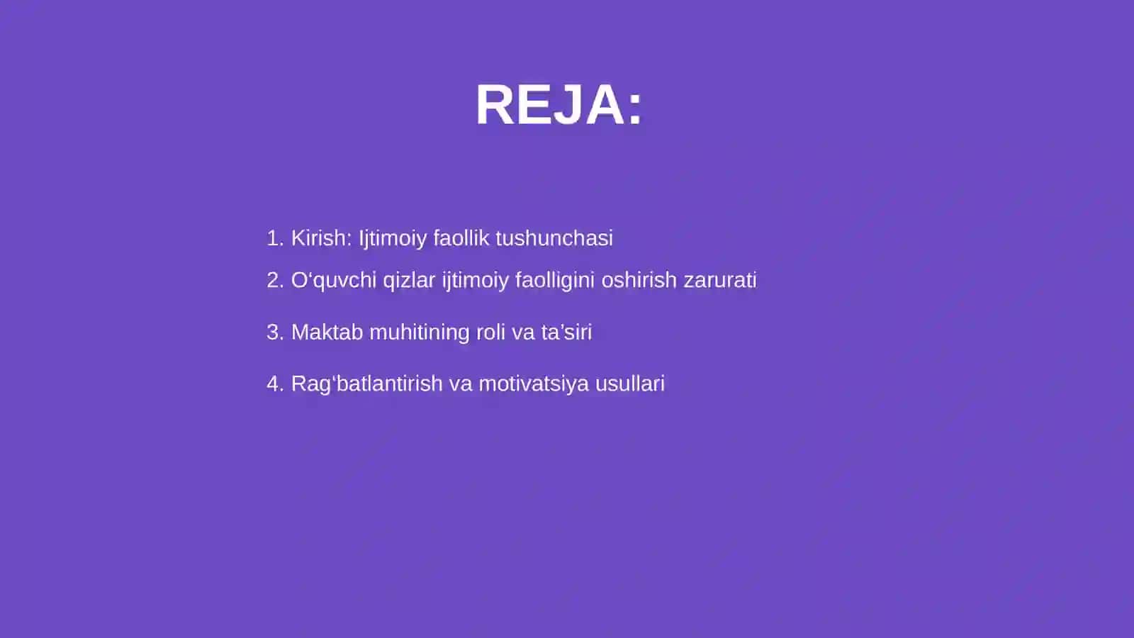 Umumta’lim maktablari o‘quvchi qizlarning ijtimoiy faolligini oshirish usullari va metod 2