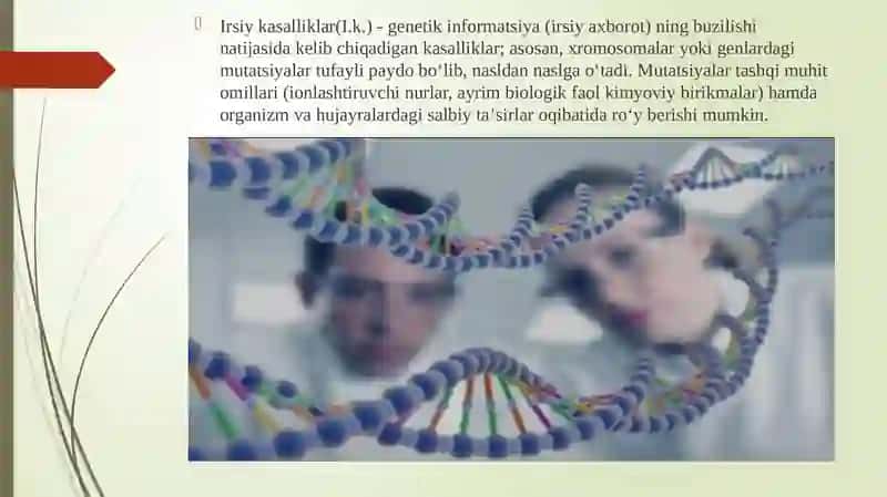 Tibbiy genetik maslahat 2