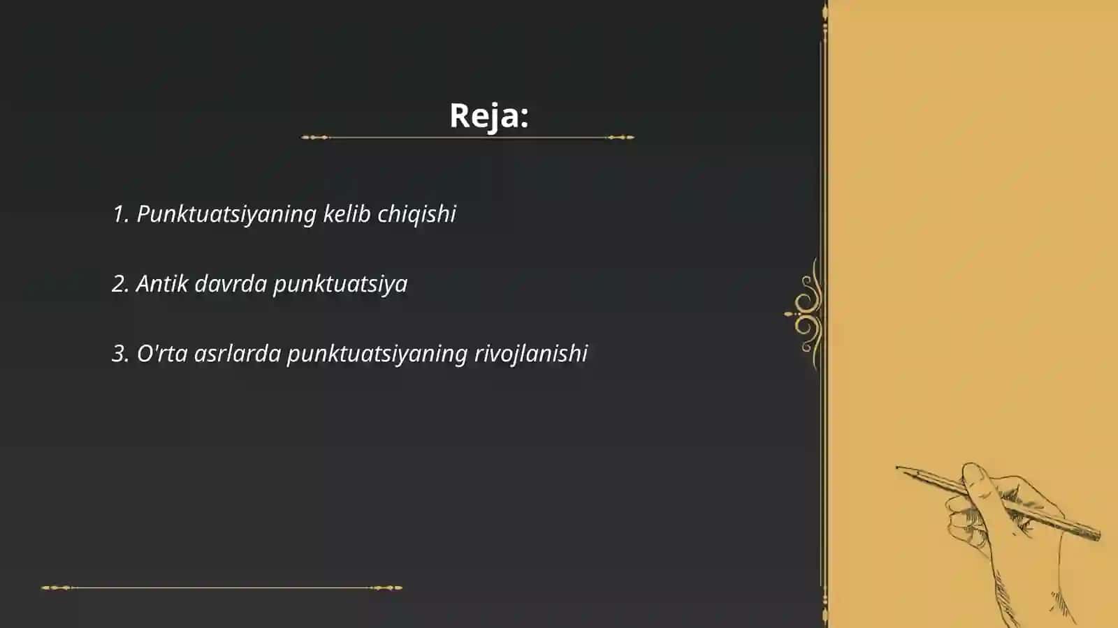 Punktuatsiya tarixi 2