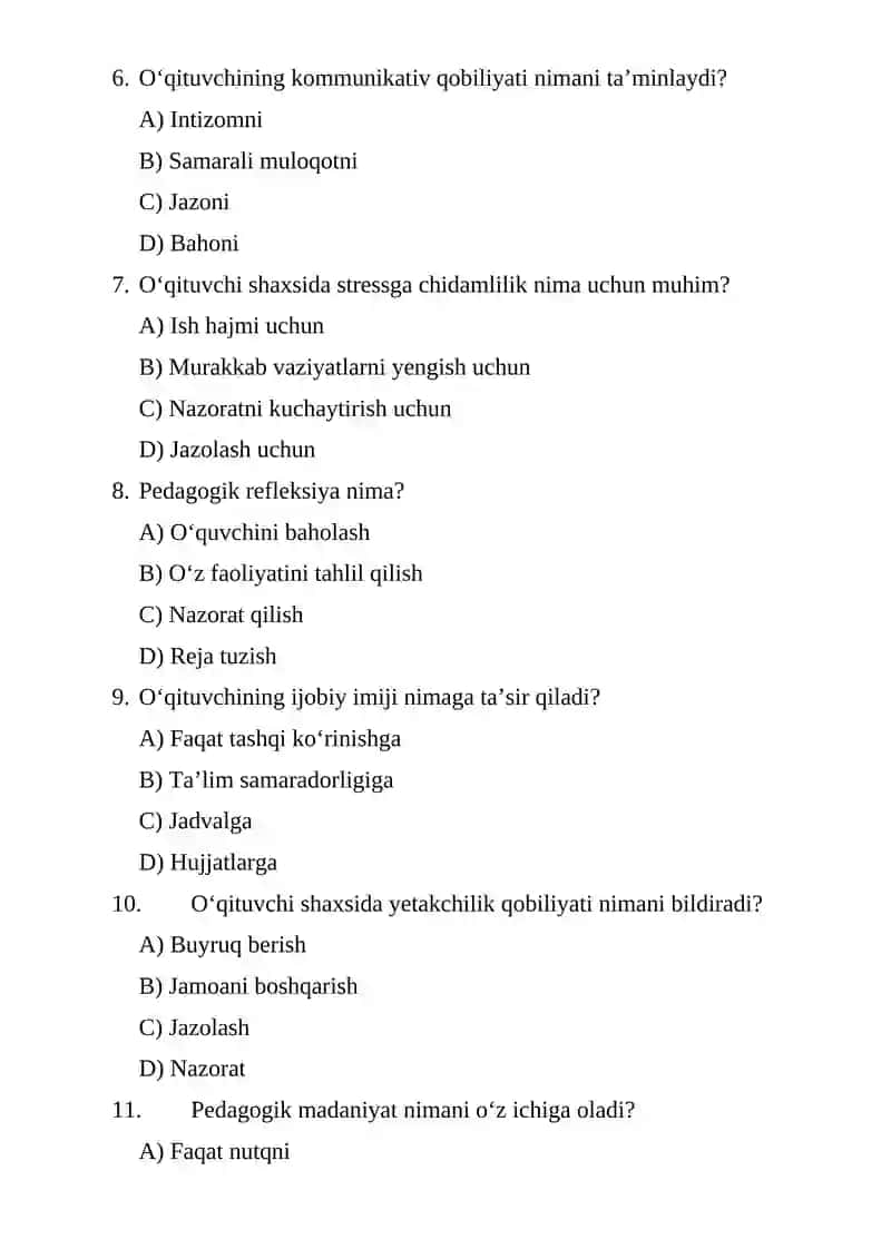O‘qituvchi shaxsining psixologik portreti 2