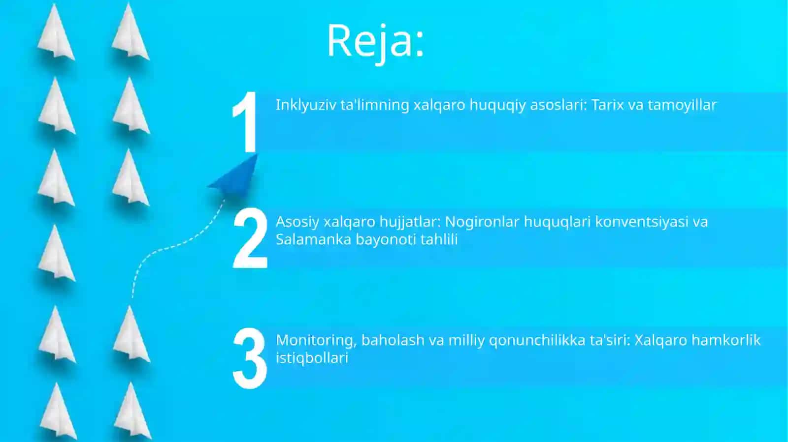 Inklyuziv ta'limning huquqiy asoslari 2
