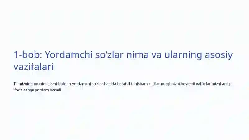 Yordamchi soʻzlarning nutqdagi roli 2