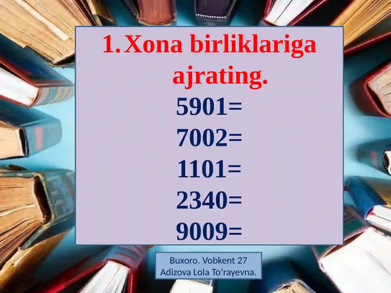 Bilimingizni tekshirib ko‘ring! 2