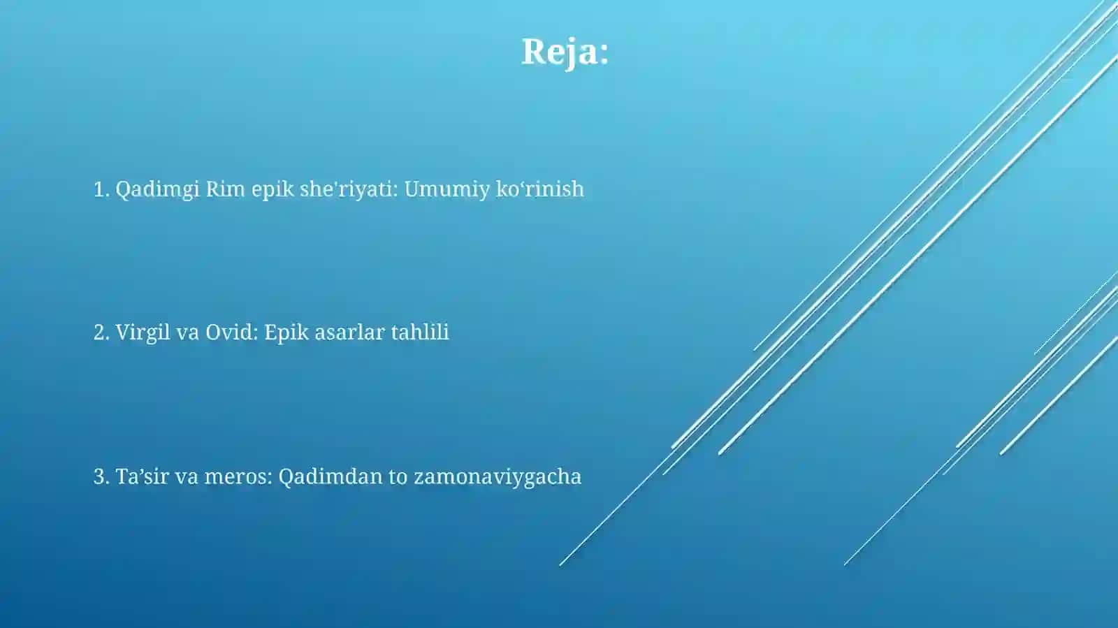 Qadimgi Rim epik she'riyati 2
