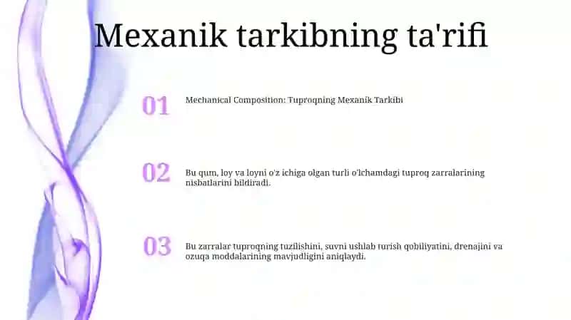 Tuproqning Mexanik Tarkibi 2