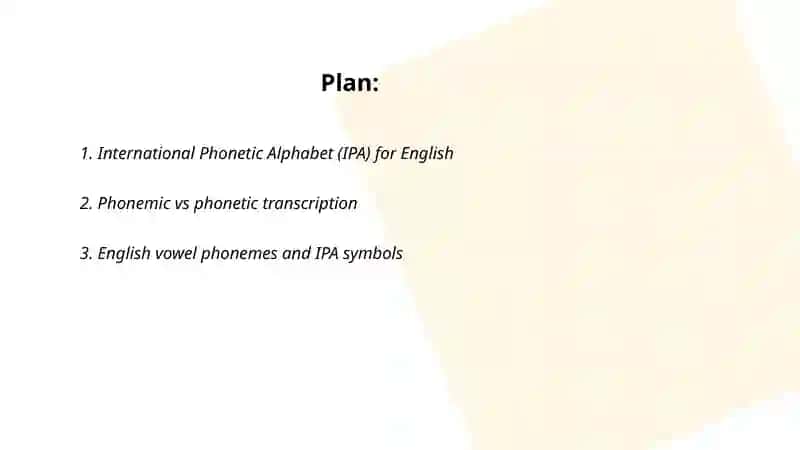 Phonetic transcription in english 2
