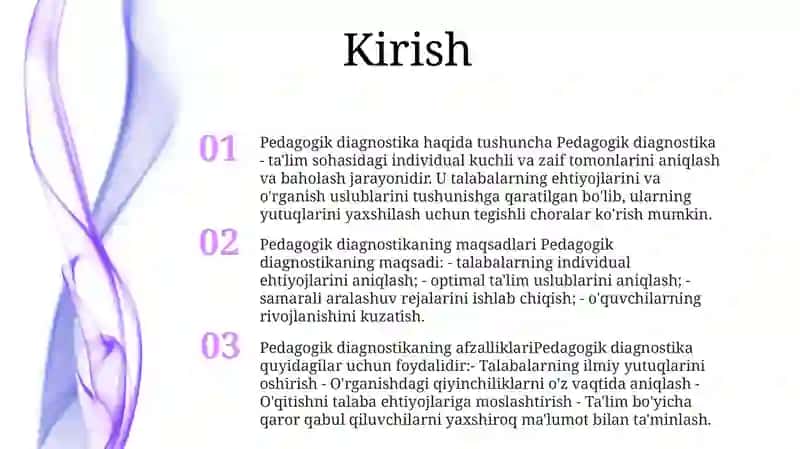 Diagnostik Pedagogik Fikrlash 2
