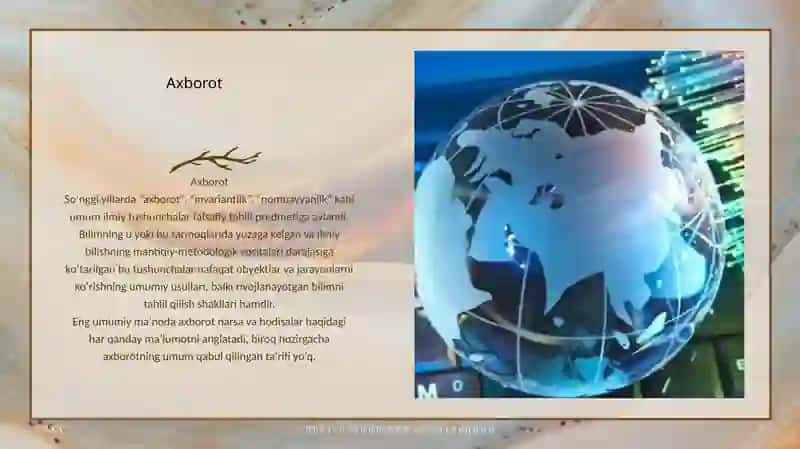 Axborot manbalari va ularning turlari 2