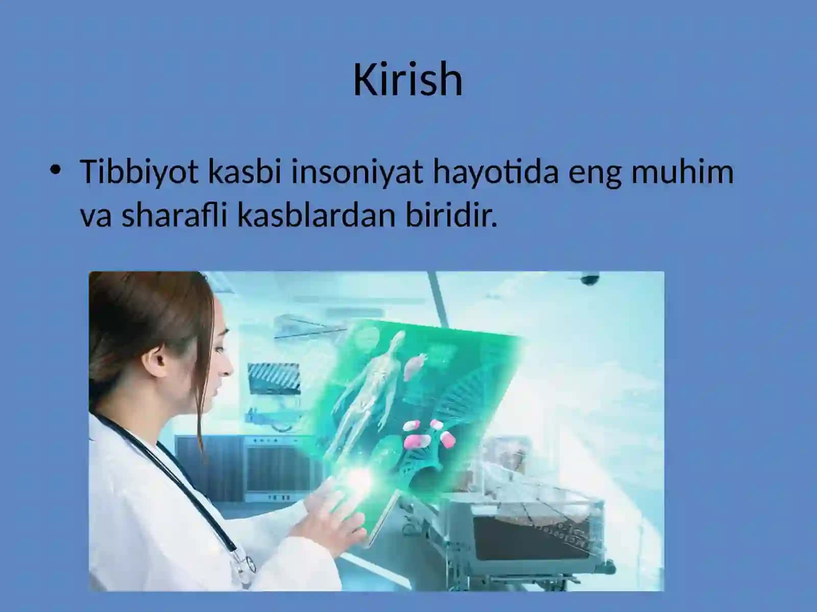 Tibbiyot kasbi 2
