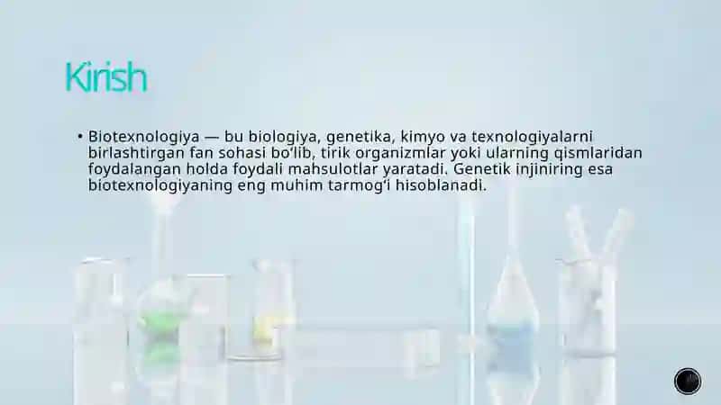 Genetik injiniring va biotexnologiya 2