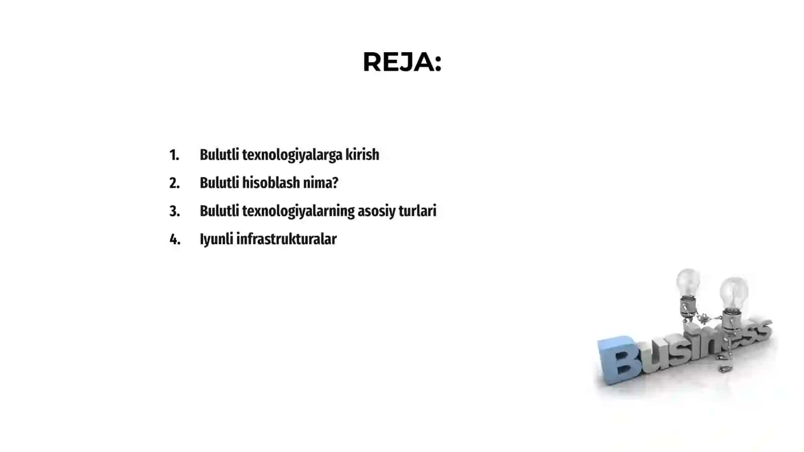 Bulutli texnologiyalar ( cloud computing) 2