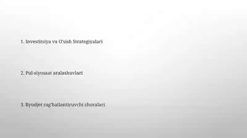 Hufyona iqtisodiyot 2