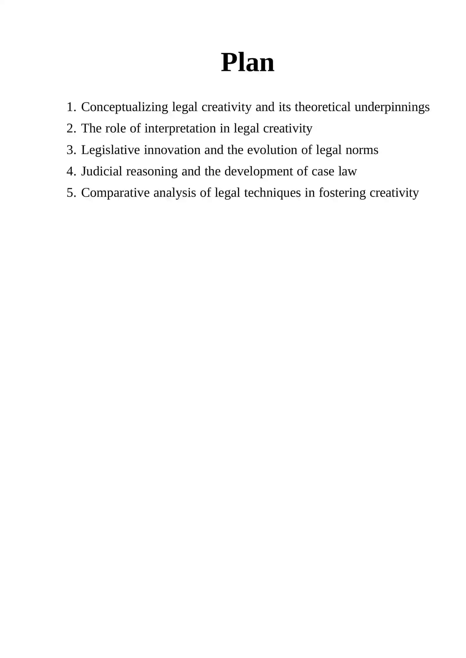 ”.Legal techniques in legal creativity” 2
