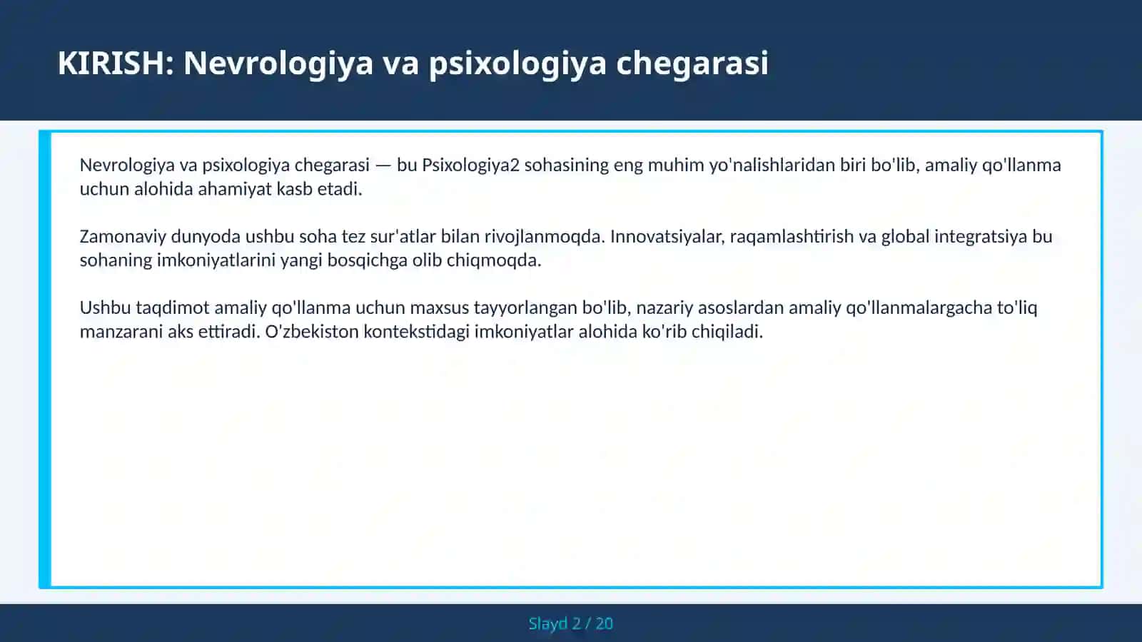 Miya va xulq-atvor: neyrokognitiv yondashuv — amaliy qo'llanma 2