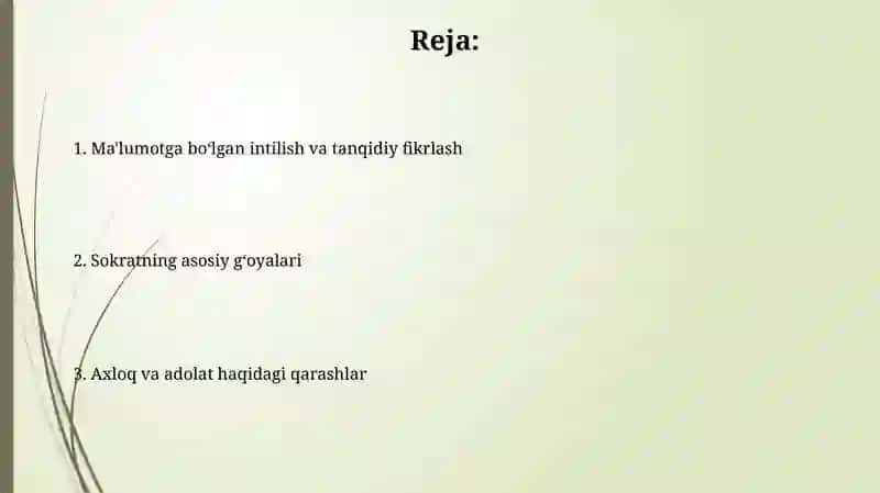 Suqrotning Falsafiy qarashalari 2