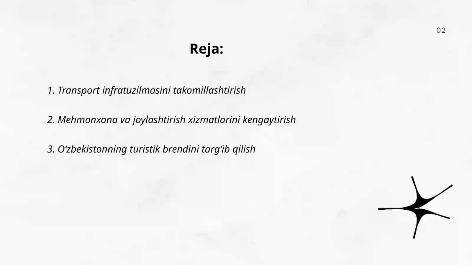 Oʻzbekiston turizm sohasida rivojlanish 2