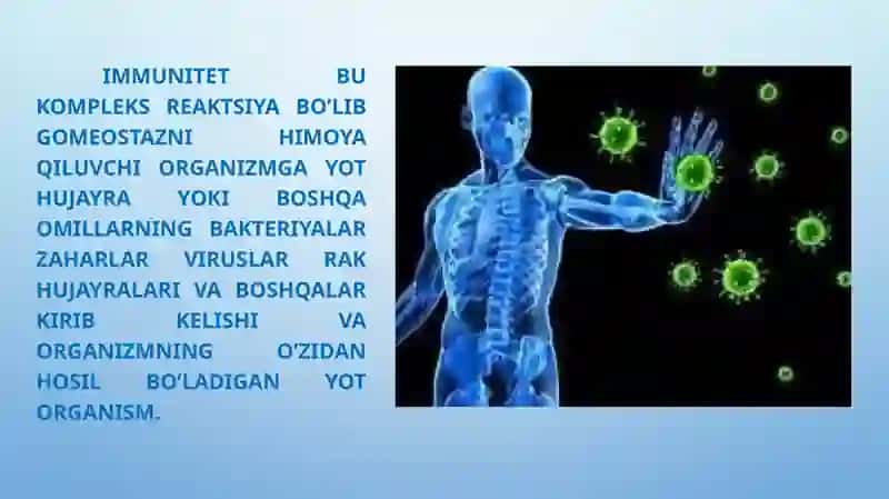 Immunitet haqida tushuncha 2