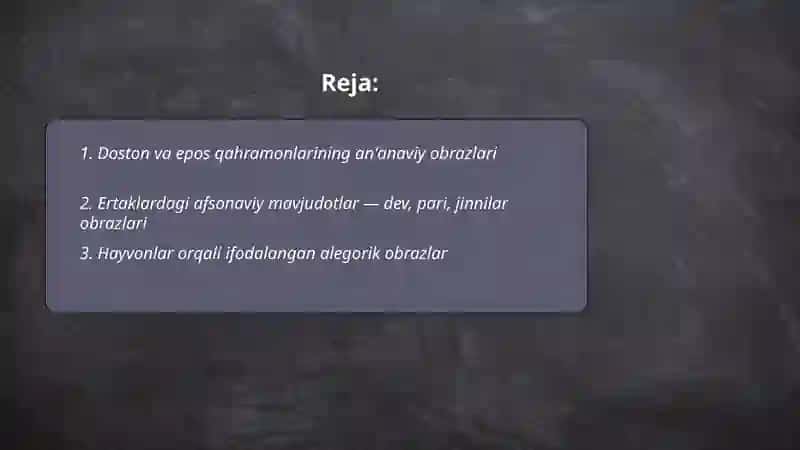 Xalq oğzaki ijodidagi an anaviy obrazlar 2