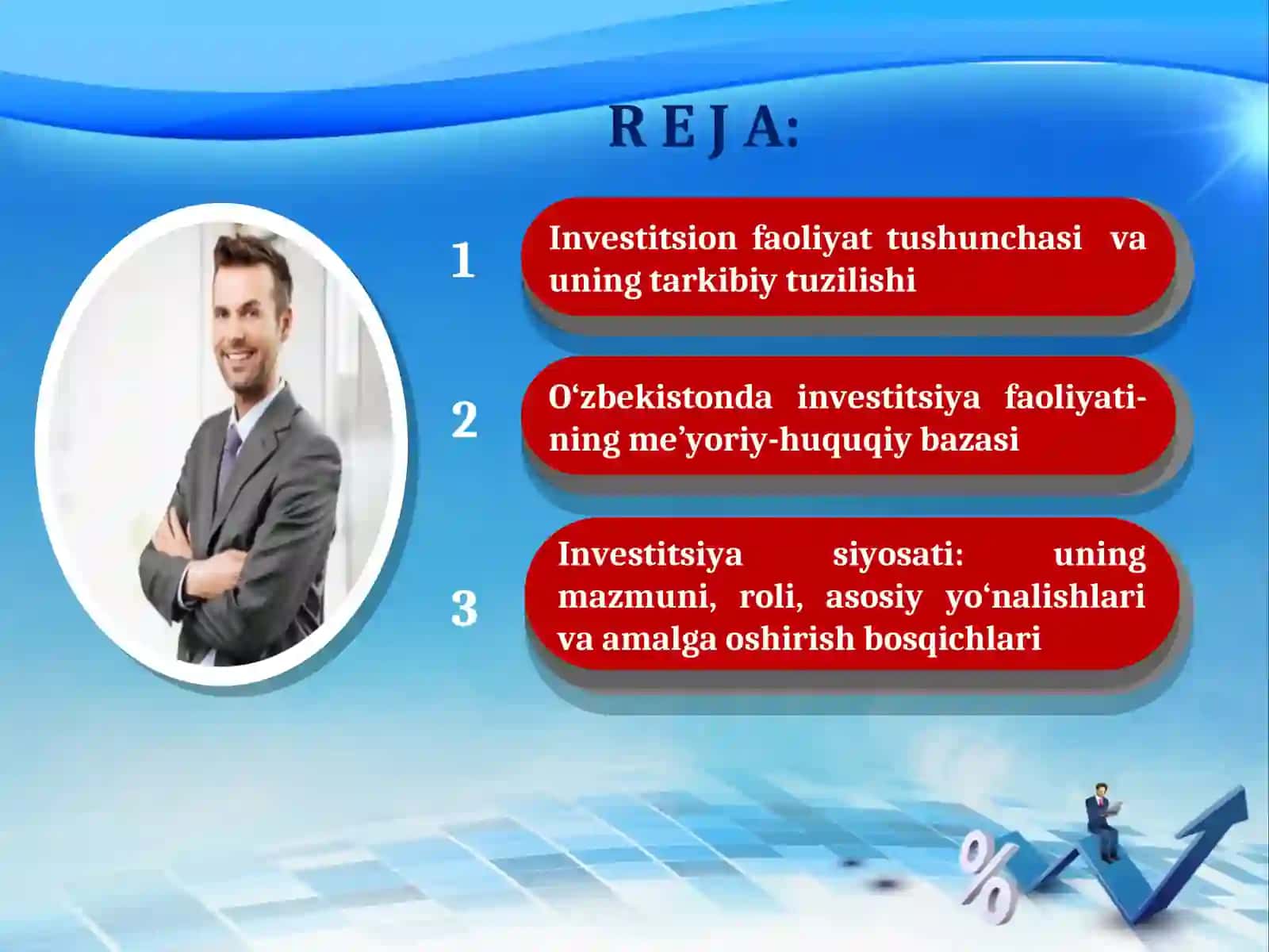 INVESTITSIYA FAOLIYATI VA INVESTITSIYA SIYOSATI 2