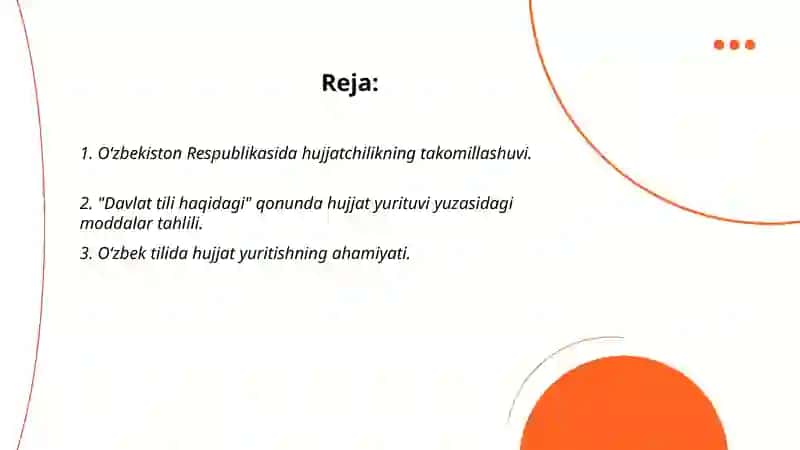 Hujjatchilikning takomillashuvi 2